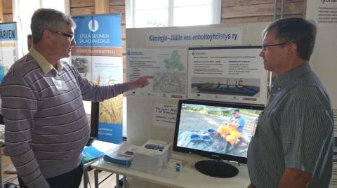 Yhdistys esitteli toimintaansa vesistökunnostusnäyttelyssäLappeenrannassa